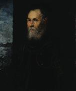 Jacopo Tintoretto Portrait of a Venetian admiral. France oil painting artist